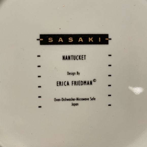 Sasaki Design By Erica Friedman Nantucket Soup Bowls Set 4 - Picture 3 of 11